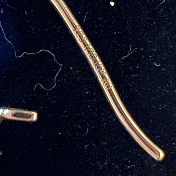 10K Vermeil 925 Gold Fill Hollow Hoop Earrings - Picture 3 of 6